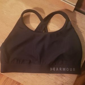 Black Under Armour Sports Bra